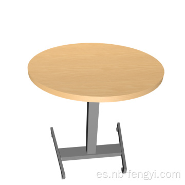 Mesa de café de una persona de ergonomía móvil con rodillo